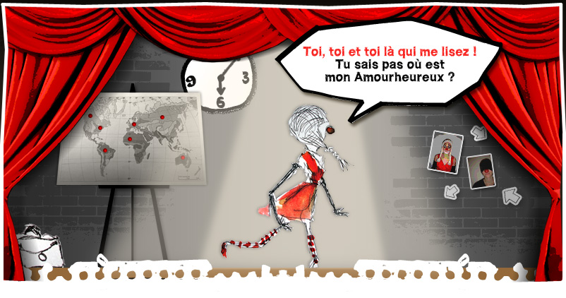 Toi, toi et toi l qui me lisez ! Tu sais pas o est mon Amourheureux ?